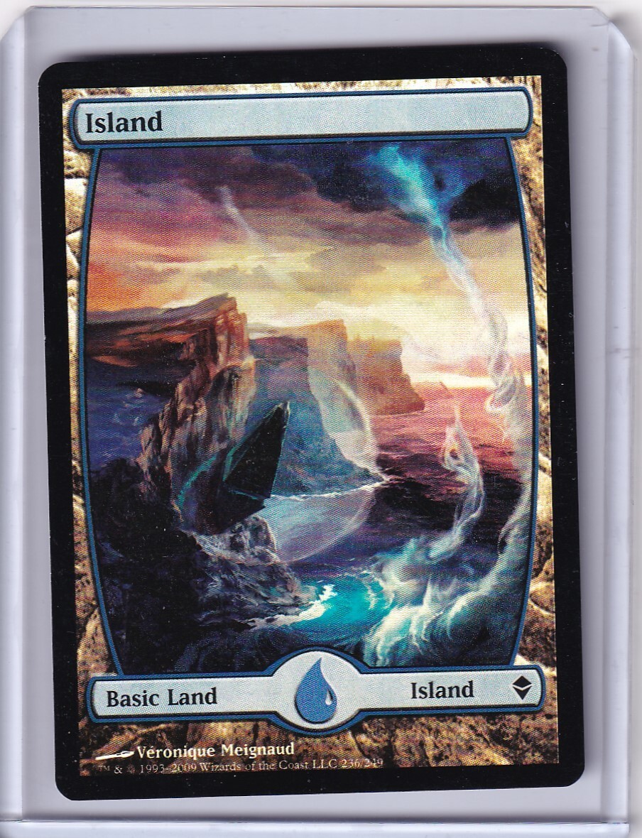 Basic Island (Full Art Foil) - Zendikar - Magic the