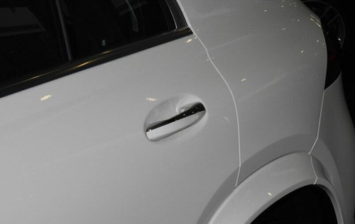 For Benz GLE GLS 2020-2022 Real Carbon Fiber Outside Door Bowl Cup Cover Trim 8X - Picture 4 of 8