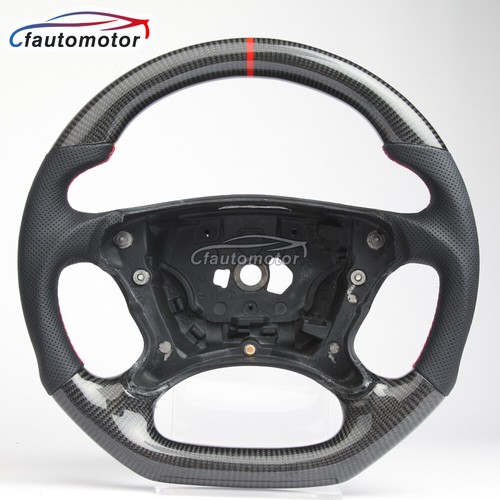 Carbon Fiber Steering Wheel Fits 04+ Mercedes-Benz W209 W211 W219 W463 G55 CLS55 - Picture 2 of 14