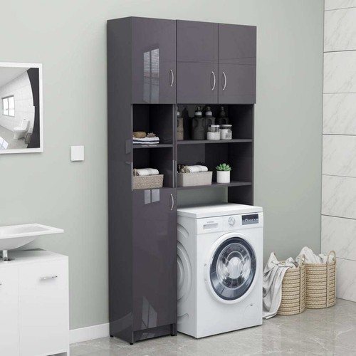 Tall High Bathroom Cabinet Bathroom Storage Cupboard Tallboy Unit furniture345 - Picture 24 of 73