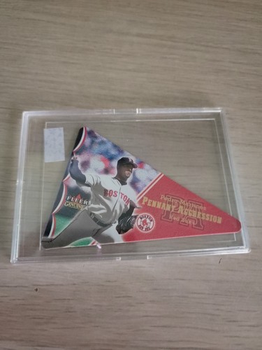 2001 Fleer Genuine Baseball Pedro Martinez - Pennant Aggression Insert SC1133