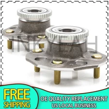 Pair Rear Wheel Hub and Bearing For 1998-2002 Honda Accord DX/EX/LX 2.3L 512177 