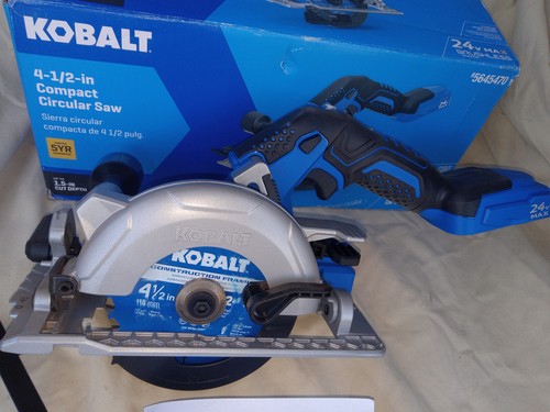 KOBALT 4-1/2" Compact Cordless Circular Saw 24V KCCS-124B-03 *Tool Only*