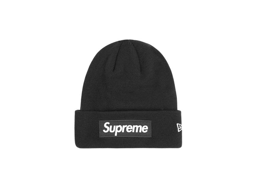 Bonnet noir Supreme New Era Box Logo 23FW