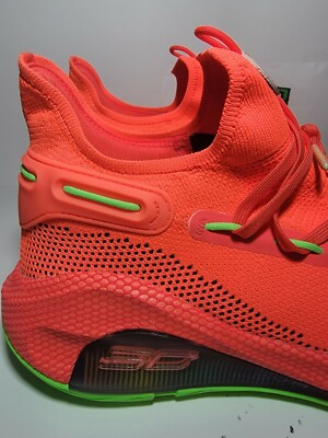 NEW Under Armour Curry 6 Roaracle Rocket Red/Green Men's NEW Under Armour Curry 6 Roaracle Rocket Red/Green Men's