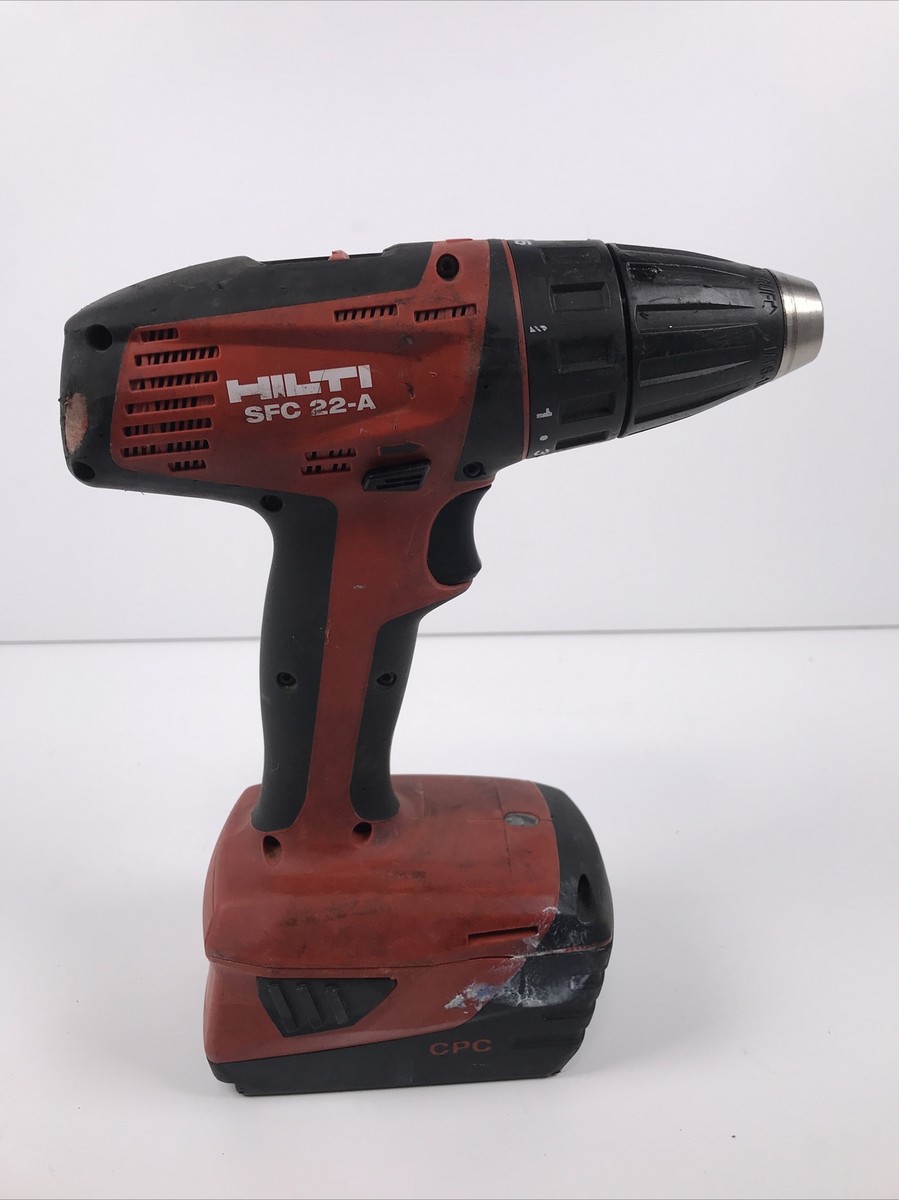 HILTI SFC 22-A ATORNILLADORA TALADRO A BATERÍA - Toolsecond Herramientas  profesionales de segunda mano