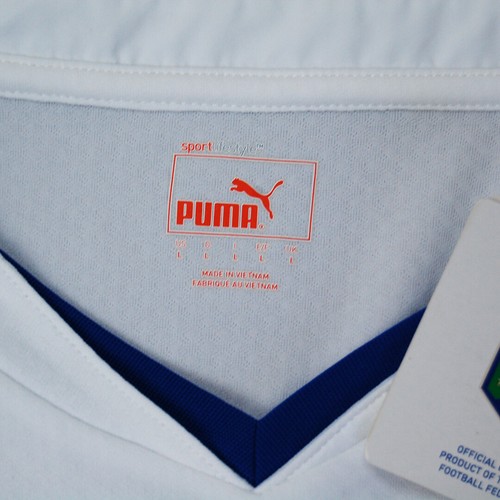 MAGLIA ITALIA PUMA ISSUE AWAY ORIGINALE MAILLOT JERSEY SHIRT TRIKOT WC2010 - Imagen 5 de 8