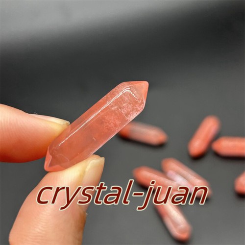 Großhandel natürlicher Obelisk Quarz Kristall Stab Doppelspitze Heilung Reiki Edelstein - Bild 257 von 266