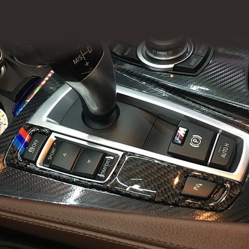 Panel de caja de cambios interior de fibra de carbono borde interior para BMW F10 2011-2017 M - Imagen 3 de 7
