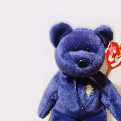 NEW RETIRED 1st Edition Ty Beanie Baby Princess Diana Bear RARE 1997 w/errors. - Picture 2 of 14