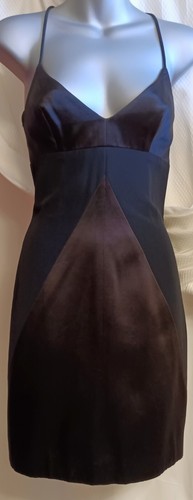 Nicole Miller Collection schwarz Seide romantisch Abend Cocktail Partykleid - Bild 5 von 9