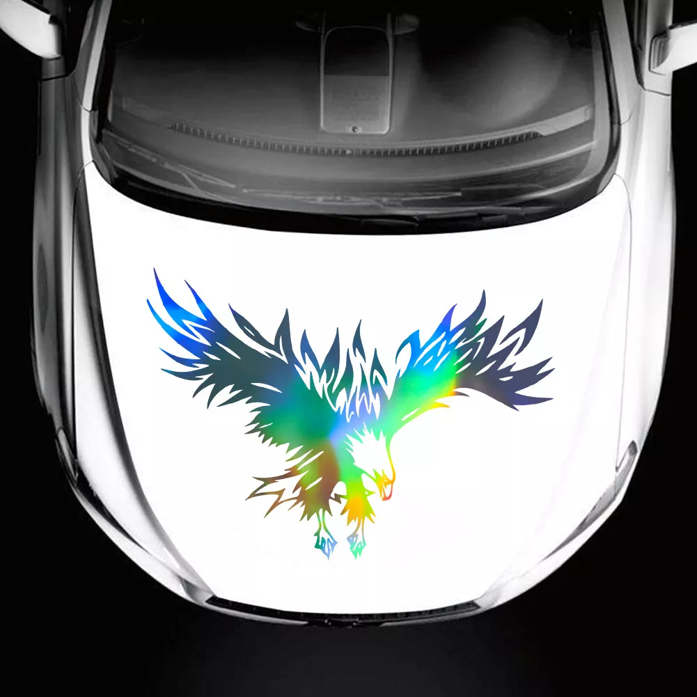 Laser Eagle Car Decals Car Hood Graphics Cool Car Body Sticker For