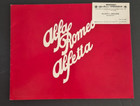 Brochure de vente catalogue berline Alfa Romeo Alfetta 1976 excellent état d'origine