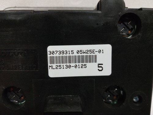 2004 to 2009 Volvo S60 V70 XC70 Headlight Light Switch 30739315 #5 Black - Picture 4 of 4