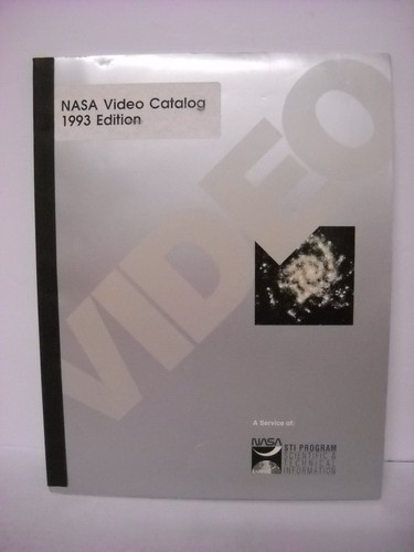 Vintage NASA Video Catalog 1993 Edition, Press Media Video Book, STI Program - Picture 2 of 11