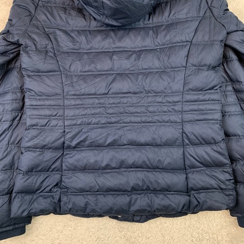 Tommy Hilfiger giacca blu full zip puffer taglia donna small S - Foto 12 di 16
