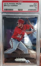2015 Panini Prizm Prizms #37 Bryce Harper PSA GEM MINT 10