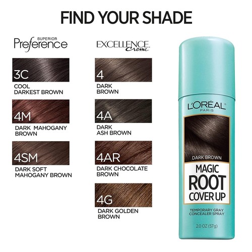 L'Oreal Paris Magic Retouch Root Color Cover-Up Hair Colour Spray 75ml - Picture 4 of 8