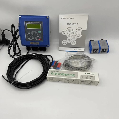 TUF-2000B Ultrasonic Flow Meter Liquid Flowmeter w/ TM-1 TS-2 Transducer - Picture 2 of 4
