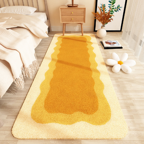 Farbverlauf Kuschelig Weich Schlafzimmer Teppich Kunst Wellig Dekoration Modern Ästhetik Balkon - Bild 1 von 20