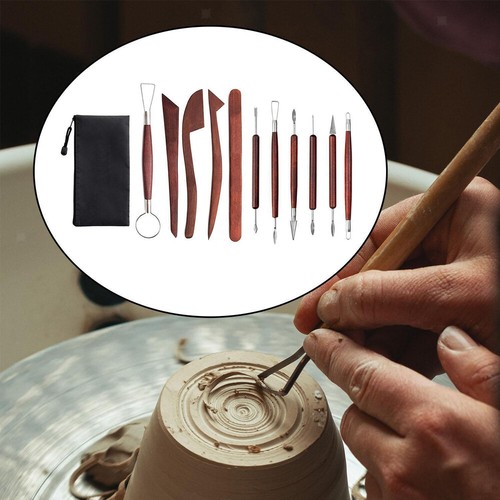 12Pcs Clay Sculpting Tools Trimming Pottery Carving Tool Set for Beginners - Picture 9 of 11