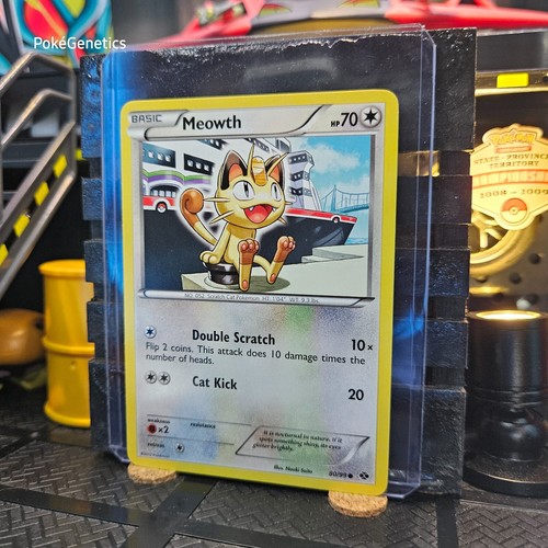 Meowth Next Destinies Pokémon TCG 80/99 Black & White 4 Common - Bild 2 von 6