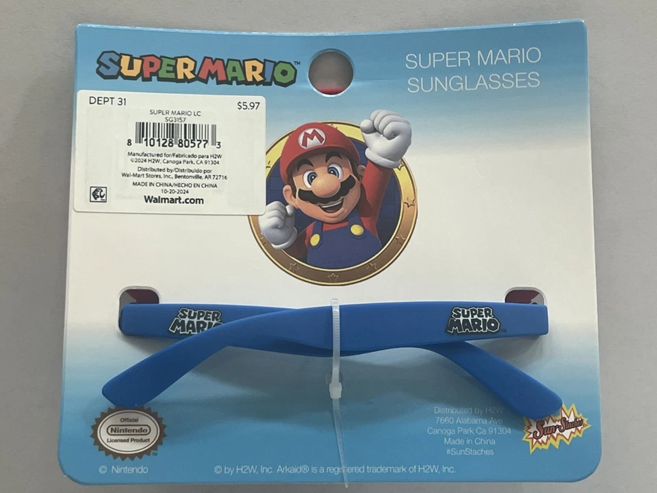 SET - Super Mario & Teenage Mutant Ninja Turtles Kids Sunglasses -FREE SHIPPING - Image 4 of 4