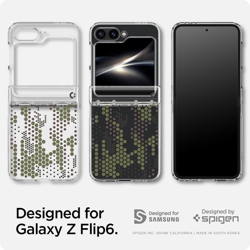 For Samsung Galaxy Z Flip 6 Case SPIGEN Ultra Hybrid Cushion Hard PC Clear Cover - Picture 39 of 52