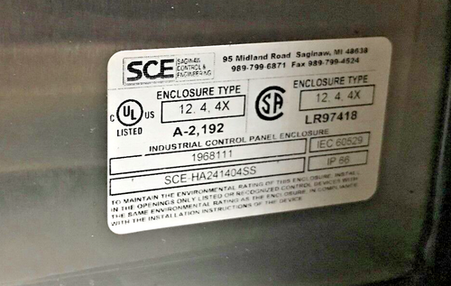 Saginaw - Stainless Steel Hinged Cover - SCE-HA241404SS - 24x14x5, HWD - Picture 4 of 4