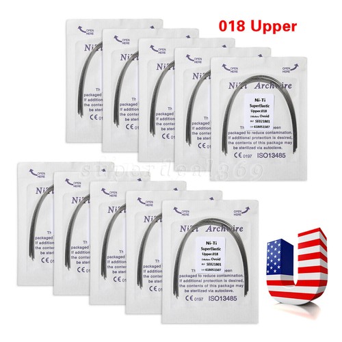 100PCS Dental Orthodontic Round Arch Wire Super Elastic NITI Ovoid Form Sizes US - Picture 60 of 77