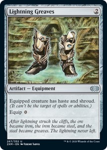 Lightning Greaves - Foil x1 - Double Masters - NM-Mint, English - Double Masters