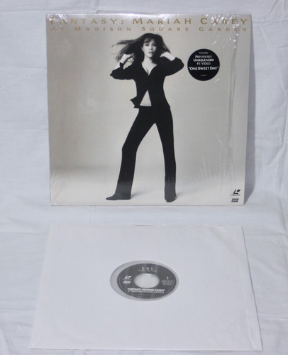 FANTASY MARIAH CAREY AT MADISON SQUARE GARDEN Laserdisc LD 1996 shrink Hype - Picture 4 of 6
