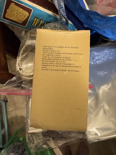 Vintage Holländischer Weihnachtskerzen Kristallständer - Bild 3 von 4