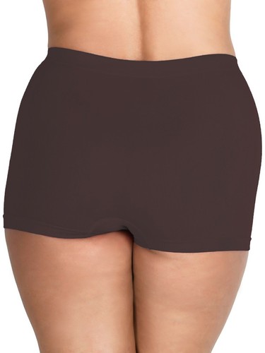 Damen Frauen Uni Boxershorts Hohe Taille Nahtlos Stretch Unterwäsche Paket M-2XL - Bild 27 von 49