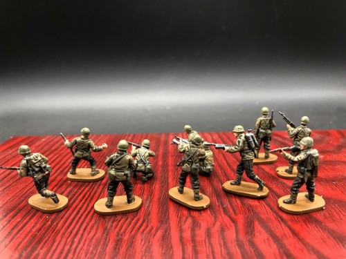 1/72 WWII US Rangers D-Day June 6th 1944 11PCS Soldiers Plastic Model New - Picture 8 of 8