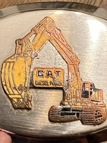 Vintage Caterpillar Diesel Power Belt Buckle - Picture 8 of 8