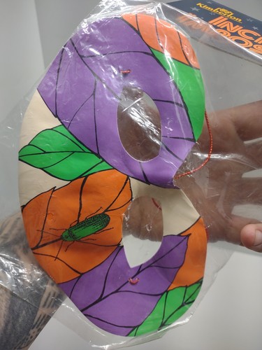 Incredible Imposters Fantastic Masks Vintage Halloween Floral Beetle Prop - Picture 5 of 5