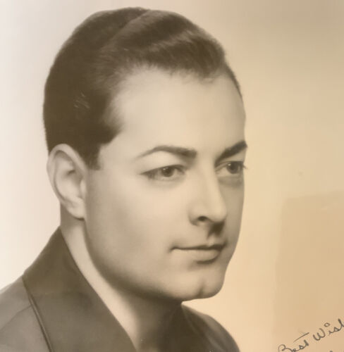 Autogramm signiert Wm Felix Knight Amer Tenor Schauspieler Gesangslehrer ""TOM-TOM"" Foto