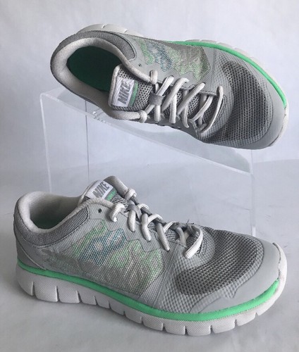 Tenis para correr Nike Flex 2015 gris plateado verde blanco 5 años jóvenes 724992-014 - Imagen 12 de 12