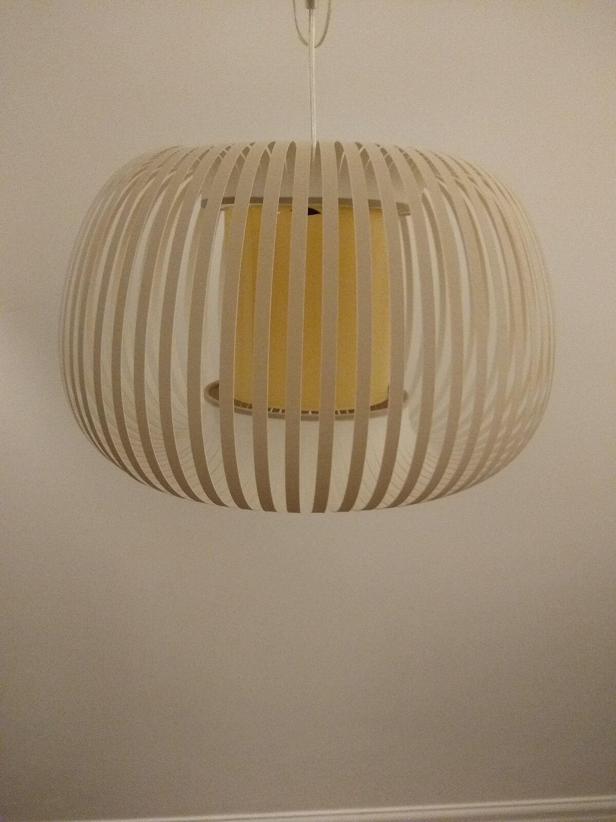 John Lewis Harmony Ribbon Ceiling Light Natural Small Rrp 85
