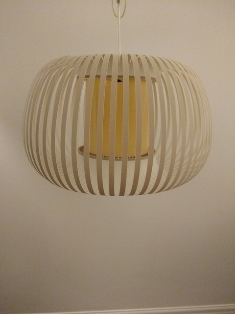 John Lewis Harmony Ribbon Ceiling Light Natural Small Rrp 85