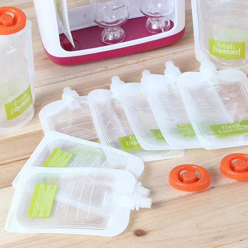 Fresh squeezed pouches reusable hotsell