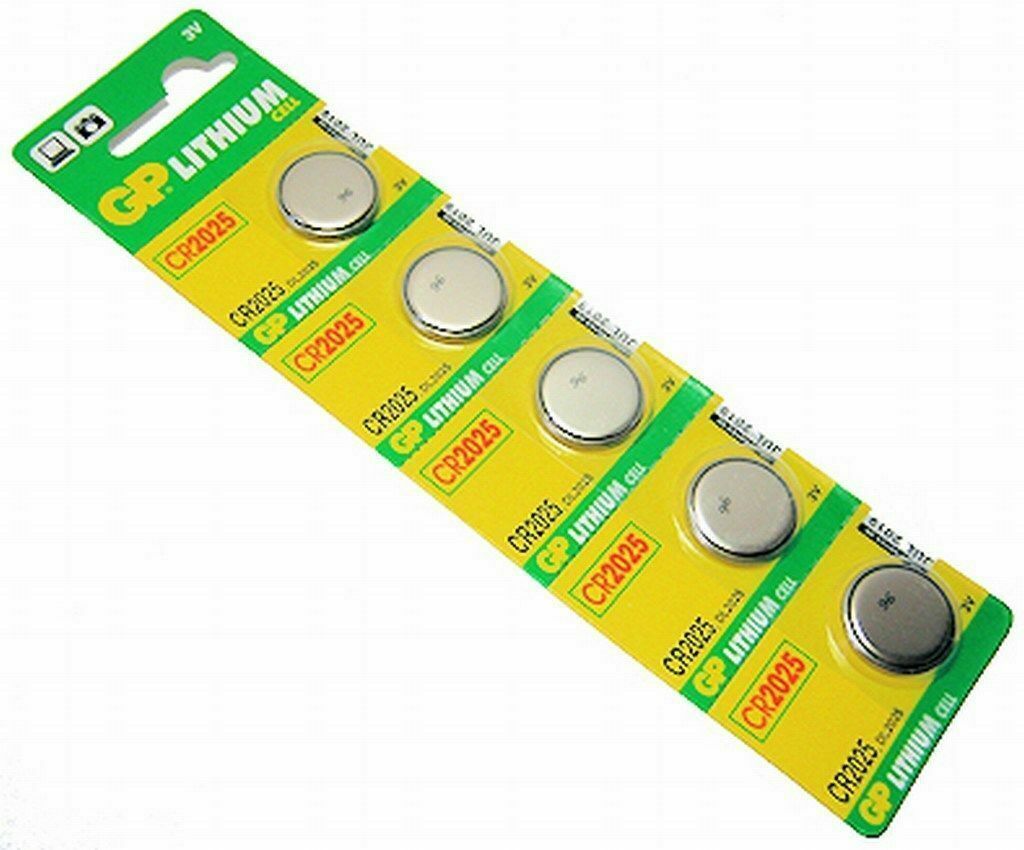 Thumbnail - Gp Lithium Knopfzelle Batterie Cr2025 3v 5 Packung