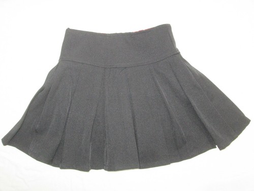 ❤ BIENZOE girls black pleated skirt skort 4 4T adjustable waist uniform - Picture 7 of 12