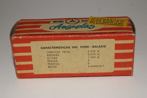 Anguplas 1960 Ford Galaxie Original Box Only, J-5 - Picture 3 of 8