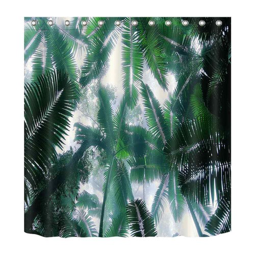 Plantain Sky Waterproof Bathroom Polyester Shower Curtain Liner Water Resistant - Imagen 4 de 8