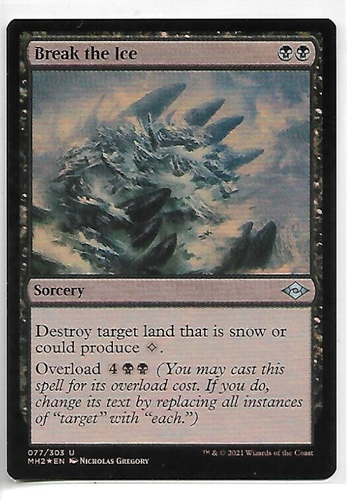 Foil Break the Ice Magic the Gathering Modern Horizons 2 Uncommon
