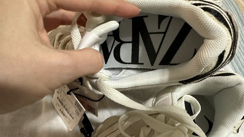 Zara Suede Athletic Sneakers New With Tags. Size 36 - Picture 9 of 9