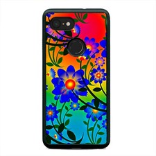 Colorful Floral Flowers Garden Sunshine Case Cover For Google Pixel 3 3XL 2XL