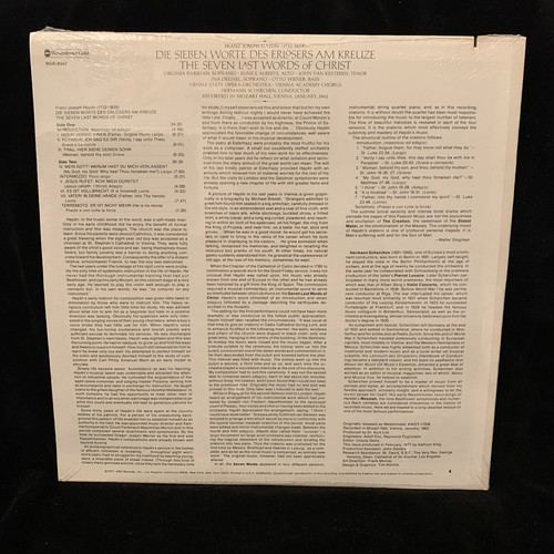 HAYDN Seven Last Word of Christ - SCHERCHEN, Vienna - ABC 1977 ST LP NEW SEALED - Picture 2 of 2